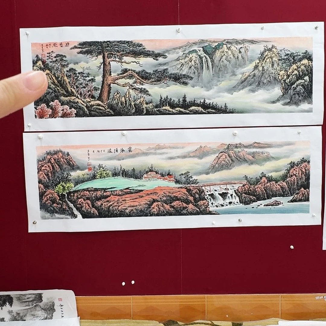 @***奇国画180.50手绘作品