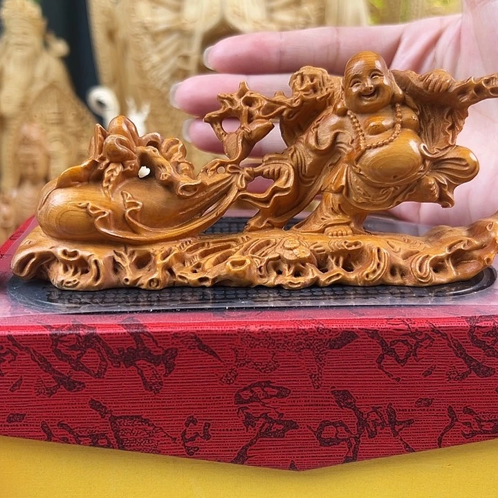 柏木（崖柏）布袋弥勒