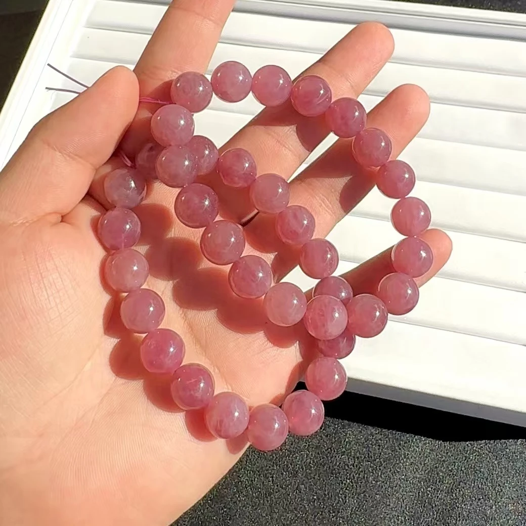 天然紫马粉手串（多样性发一）SYZB-0417