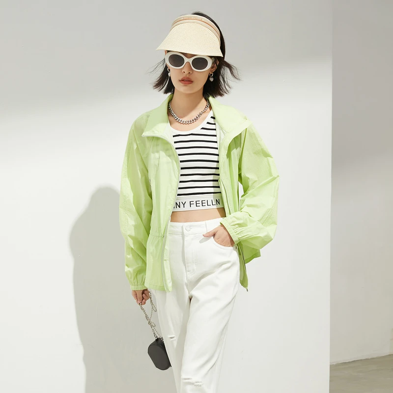 【达人专属】FF||仿佛夏季短外套女薄款UPF50+防晒休闲宽松FC00441