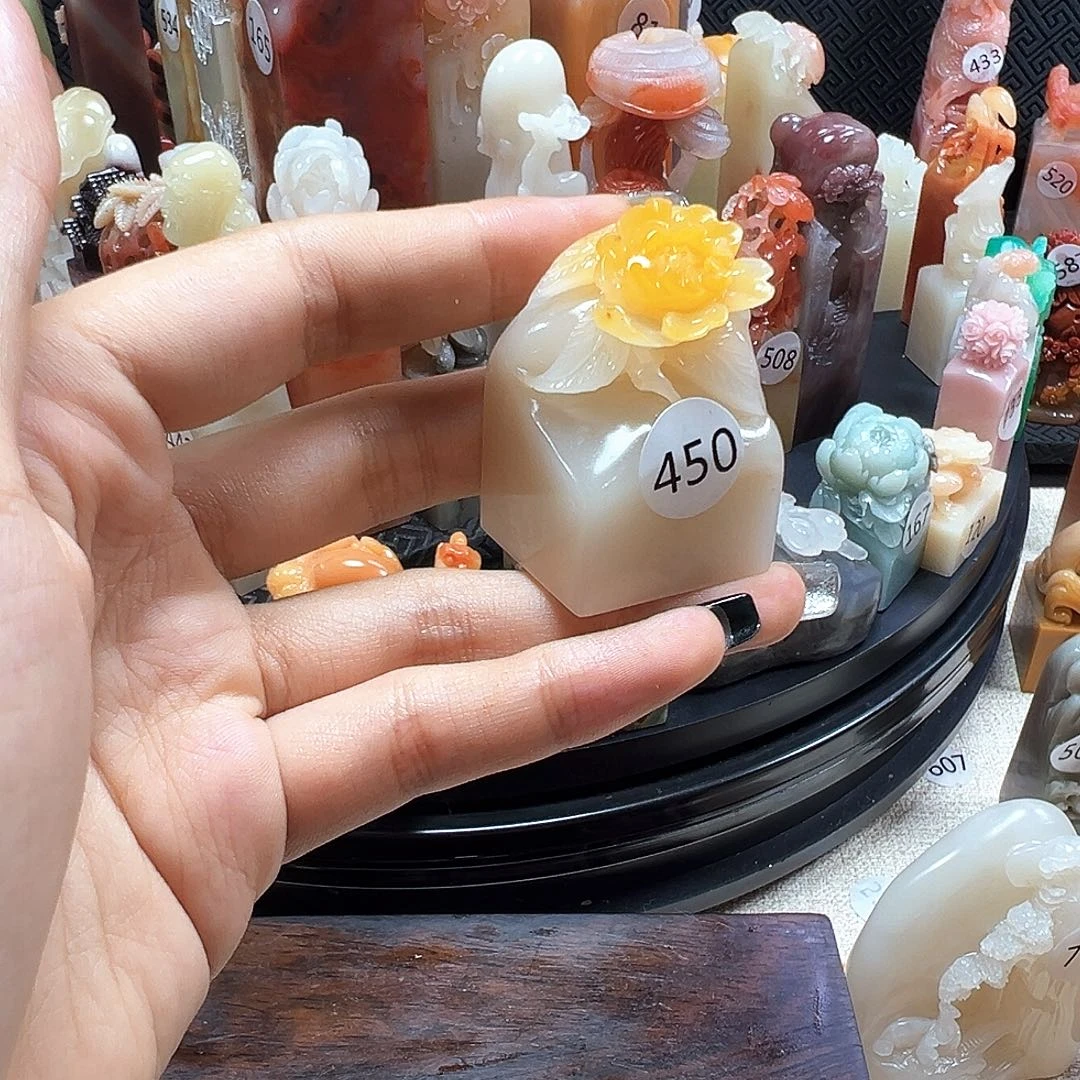 花***佛寿山石印石寿山石雕刻