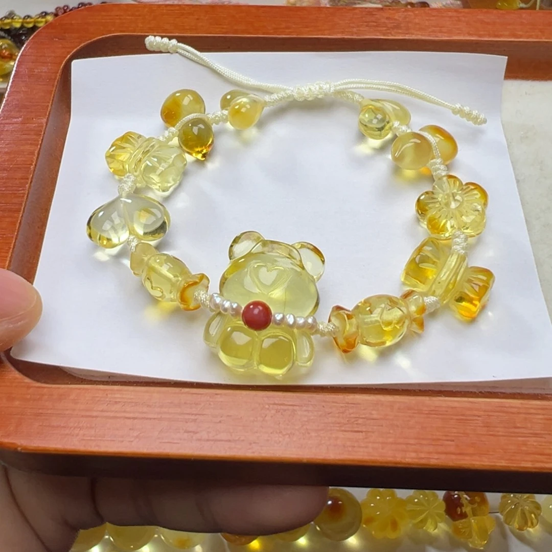 未镶嵌吊坠(不含链)琥珀