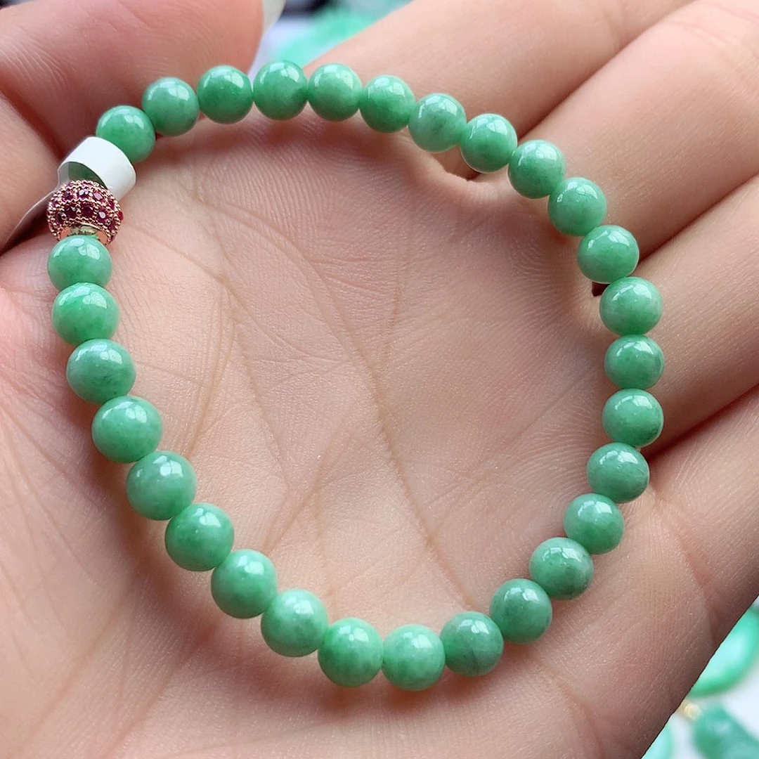 未镶嵌手链翡翠手串