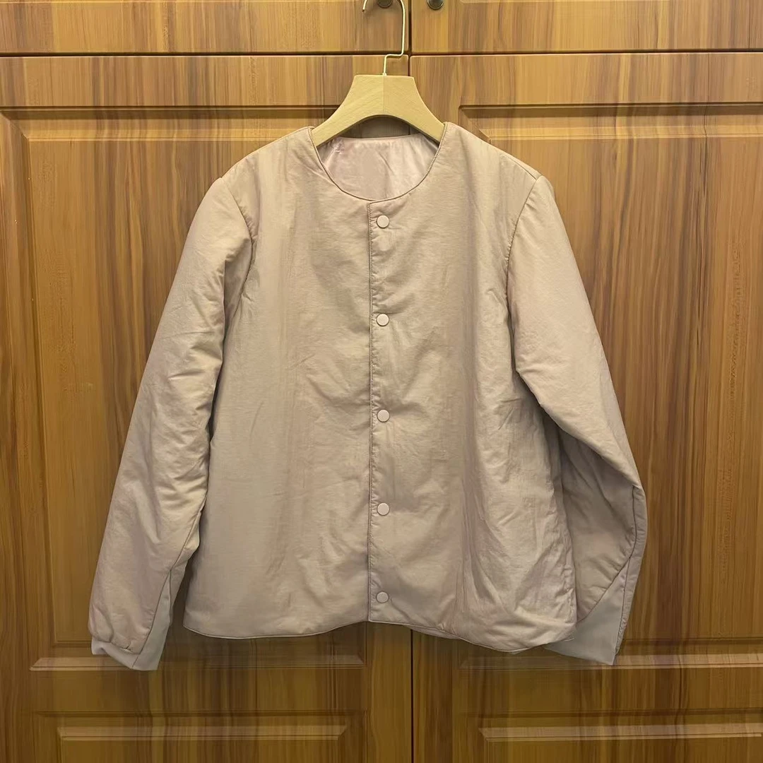 【50玫瑰】厚款宽松保暖女棉服秋冬休闲女装长袖上衣