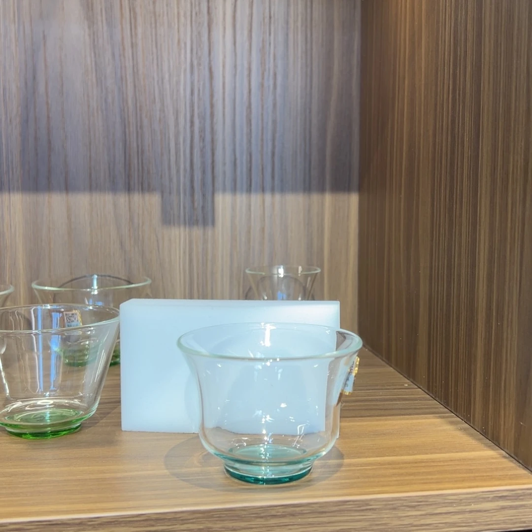 晶彩清杯墨绿色、、送海绵擦