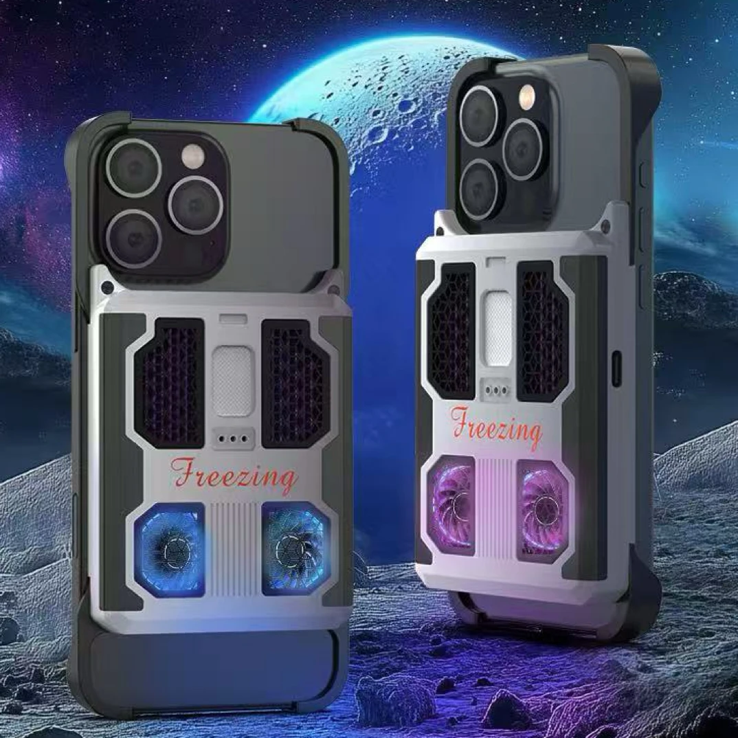 苹果手机壳散热器通用游戏秒制冷轻薄便携带不掉落适配苹果机型