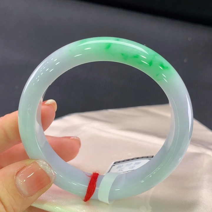 未镶嵌手镯翡翠正圈56
