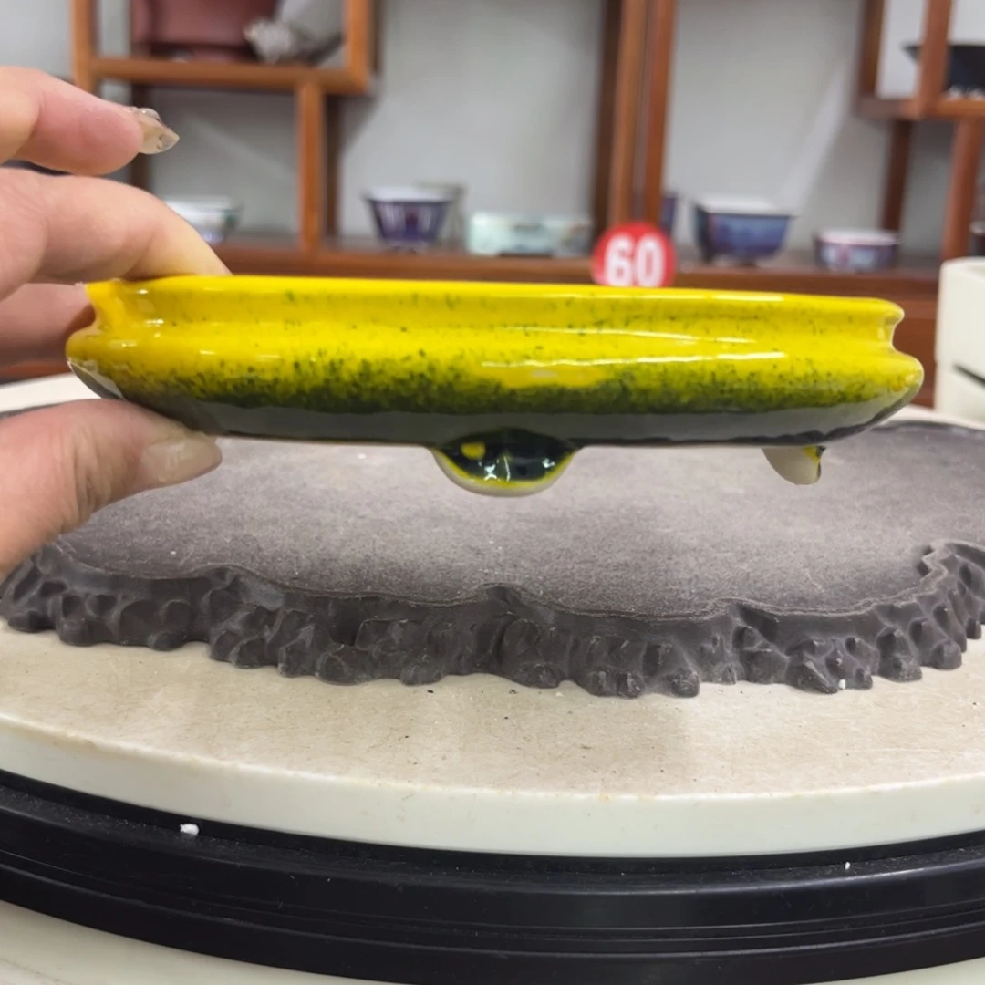 紫砂花盆瑕疵3.5-14.5/10。。。。