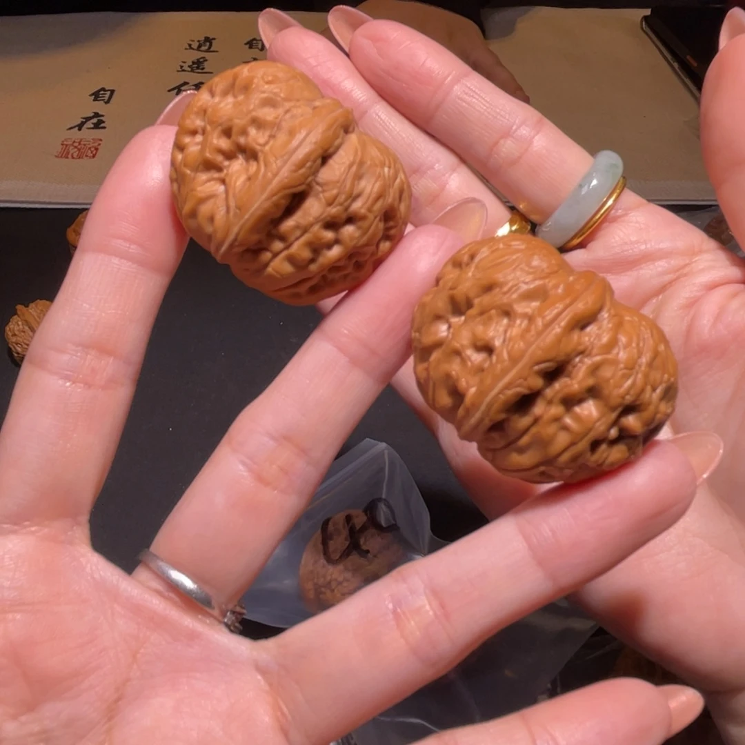 把件文玩核桃39平谷元宝