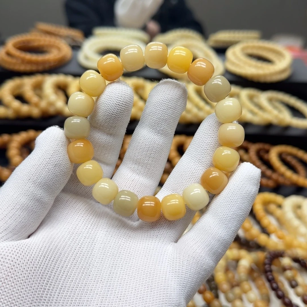 菩提根/象牙果手串11×12 5年 鬼工