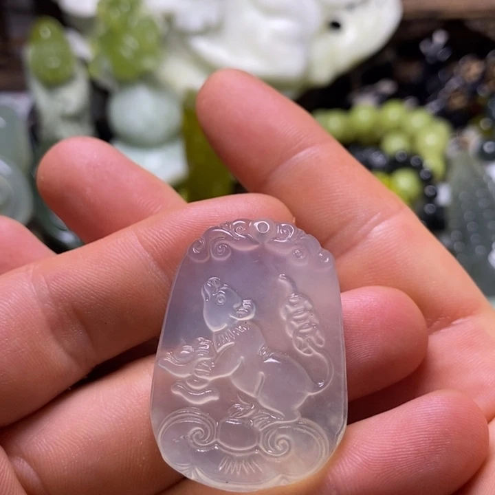 岫玉未镶嵌岫玉颈饰
