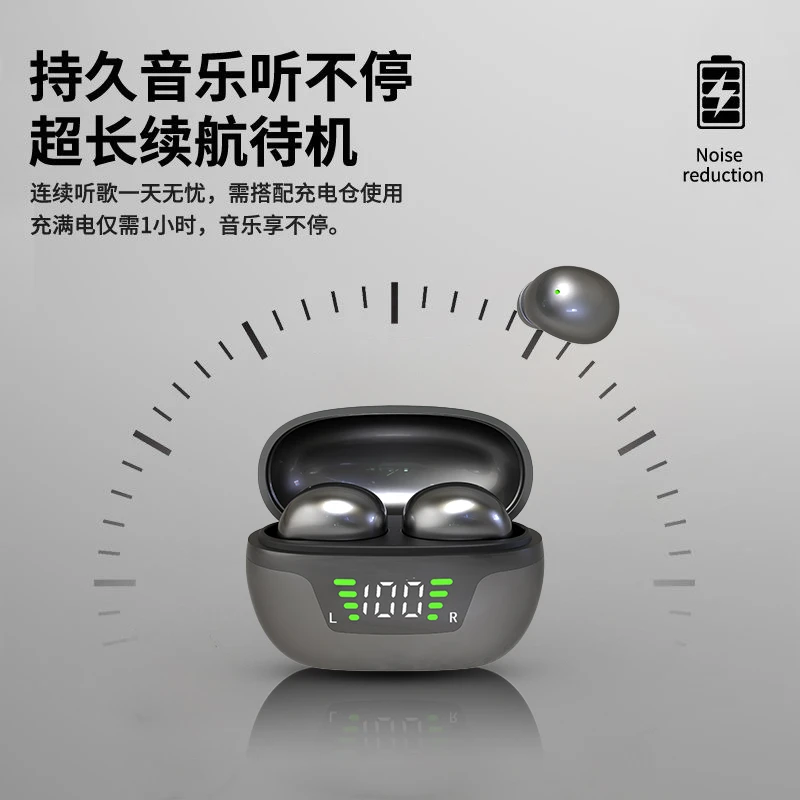 2025新款小型无线蓝牙耳机迷你隐形超长待机智能降噪适用安卓苹果
