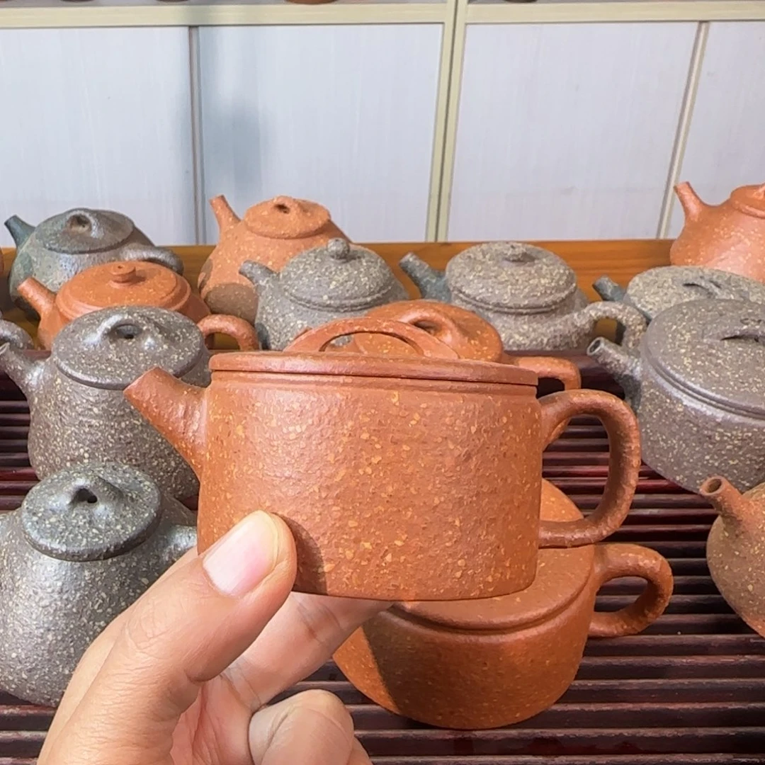 茶壶紫砂八目红降汉瓦120cc