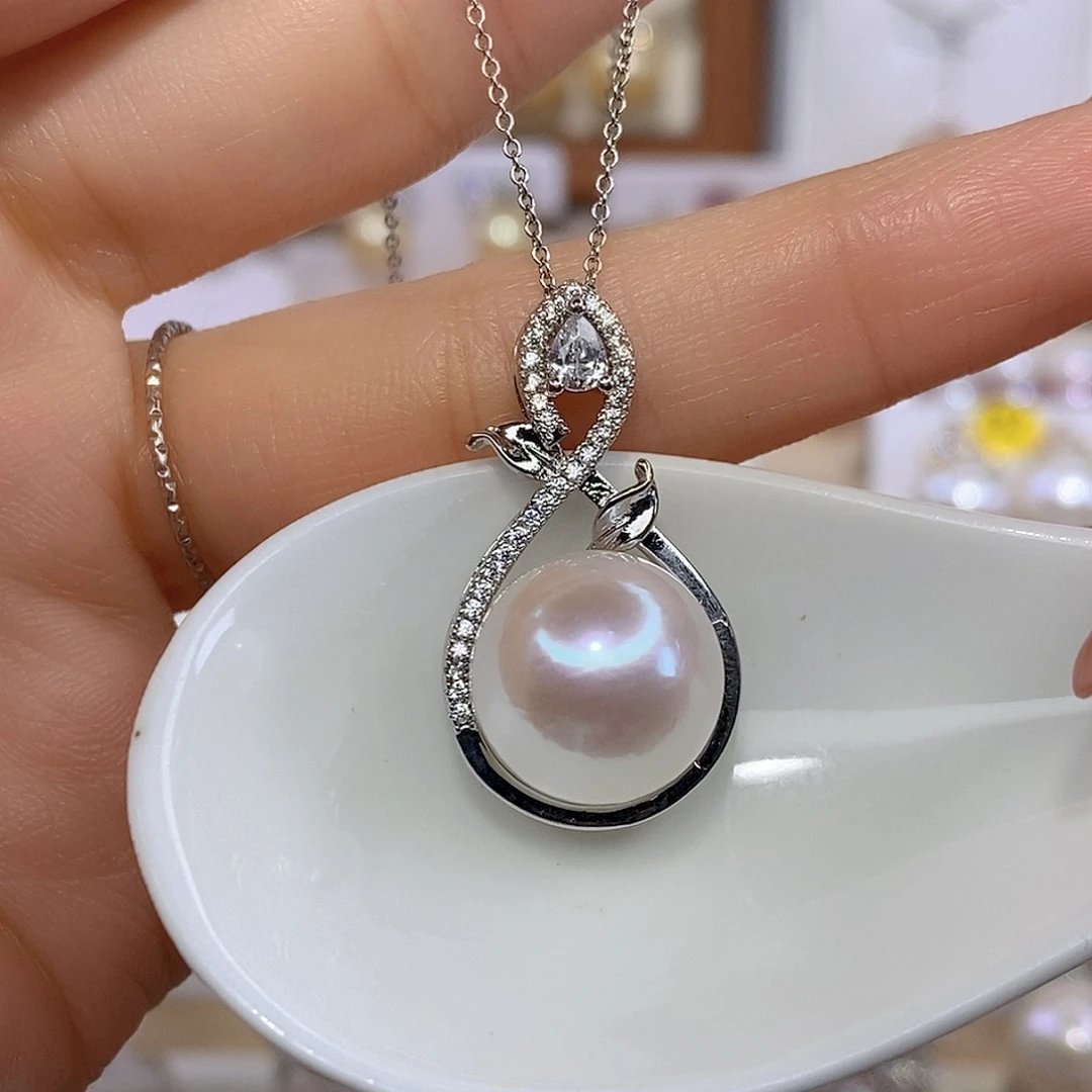 颈饰合金淡水珍珠F
