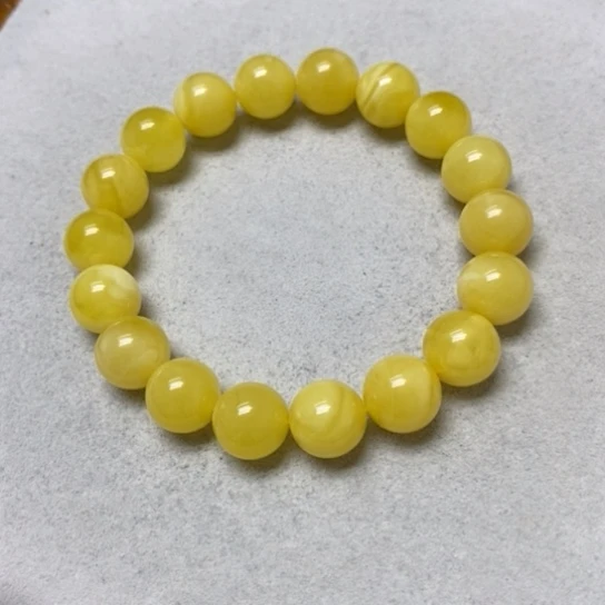 裸石蜜蜡未镶嵌手串