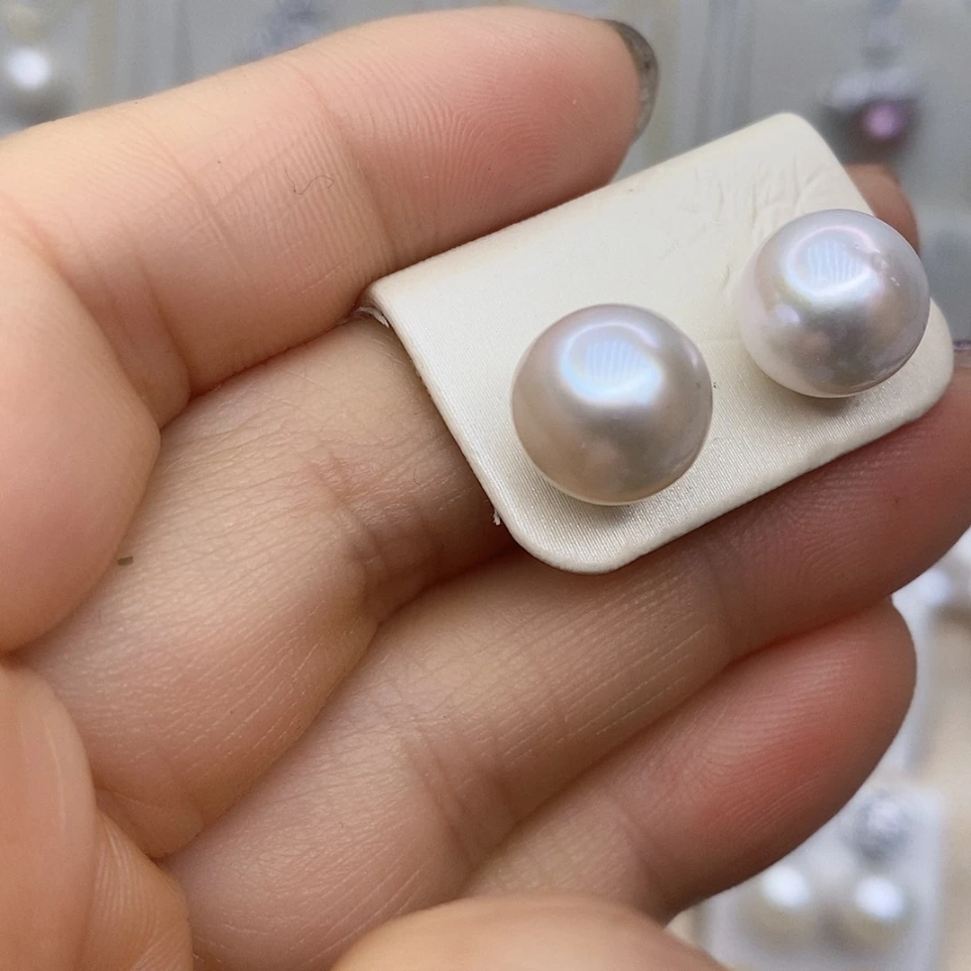 淡水珍珠颈饰银S925镶嵌