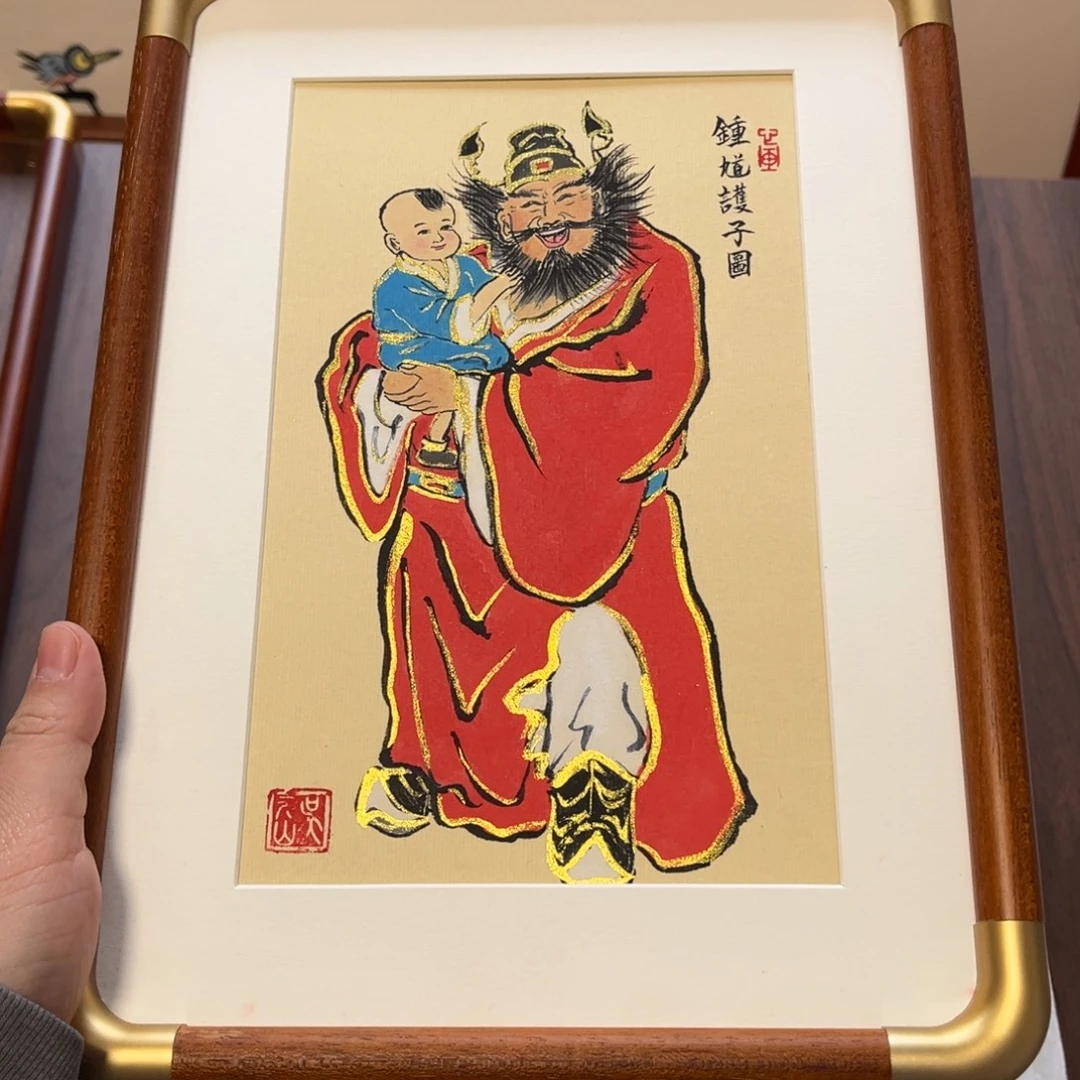 国画纯手绘禅意画作品