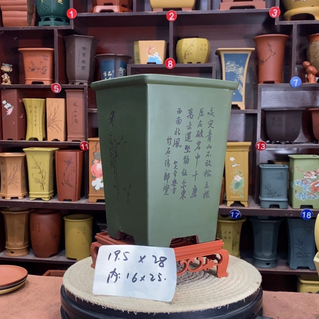 紫砂艺术紫砂花盆