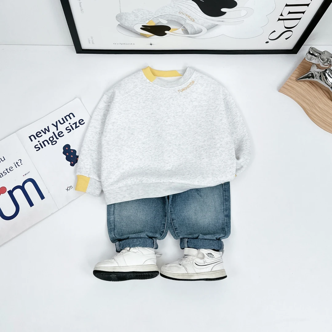 儿童卫衣长袖2025新款春装男童春秋上衣潮 DMC7286 悠悠童话童装