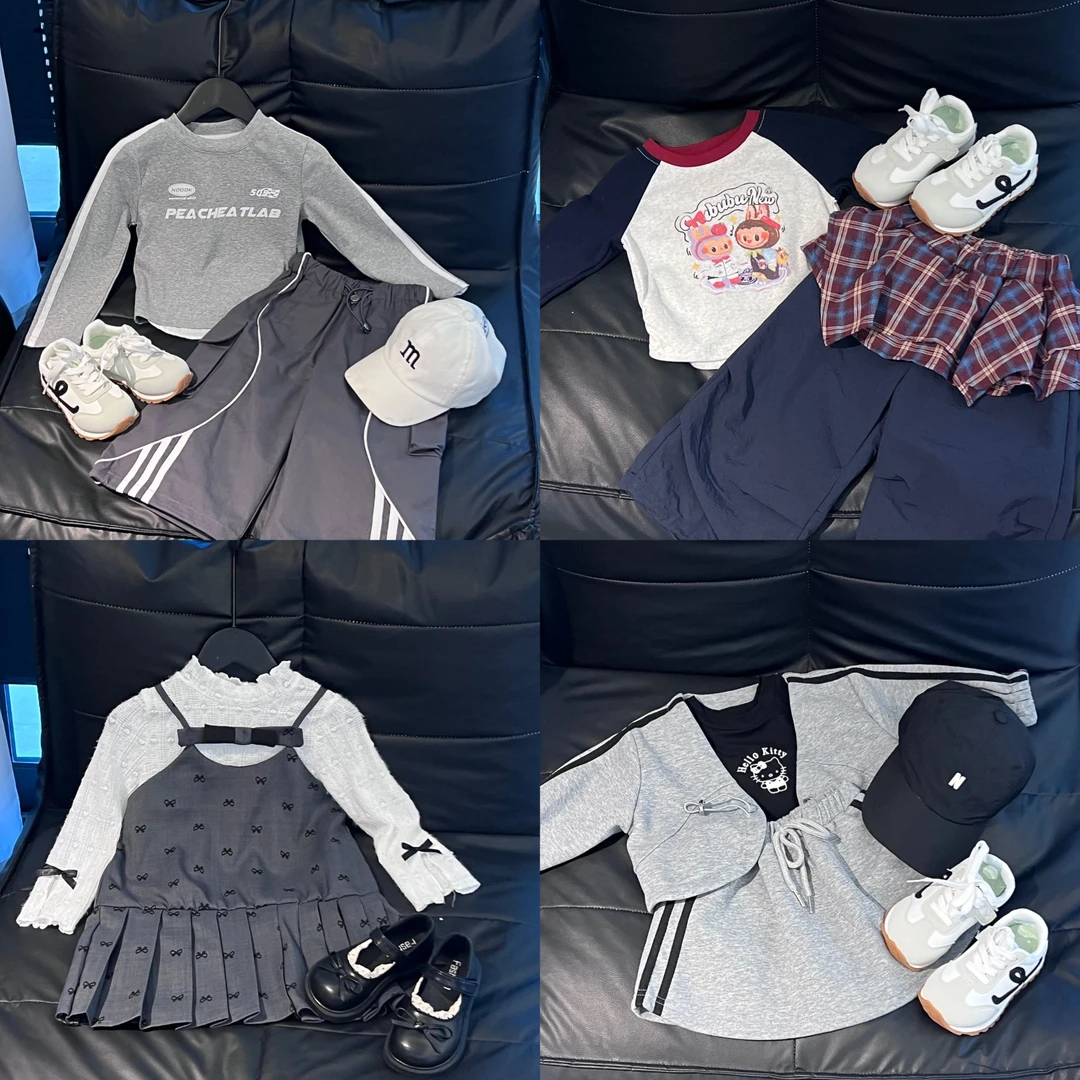 (801-845)2025秋冬新款套装女童洋气卡通合集时尚百搭套装洋气