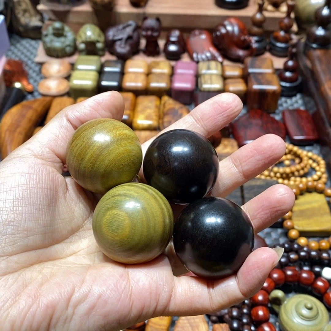 木绿檀木和紫光檀直径3.5