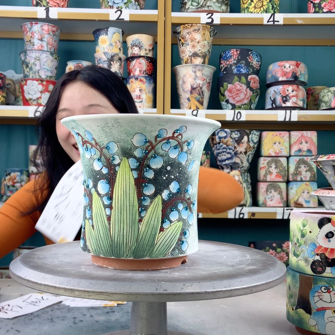 景德镇手工花盆59