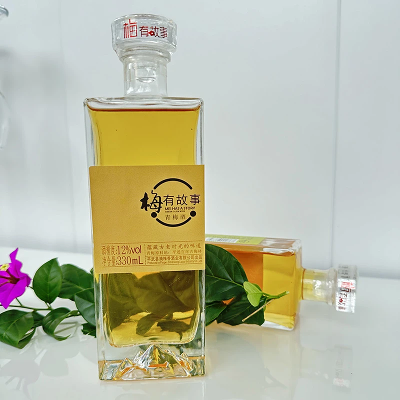 梅有故事正宗四川梅子酒伴手礼青梅酒自酿果酒香槟低度女330ml12°