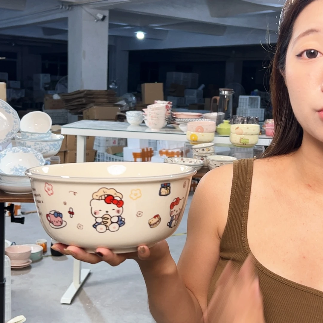 潮州微瑕陶瓷餐具8寸