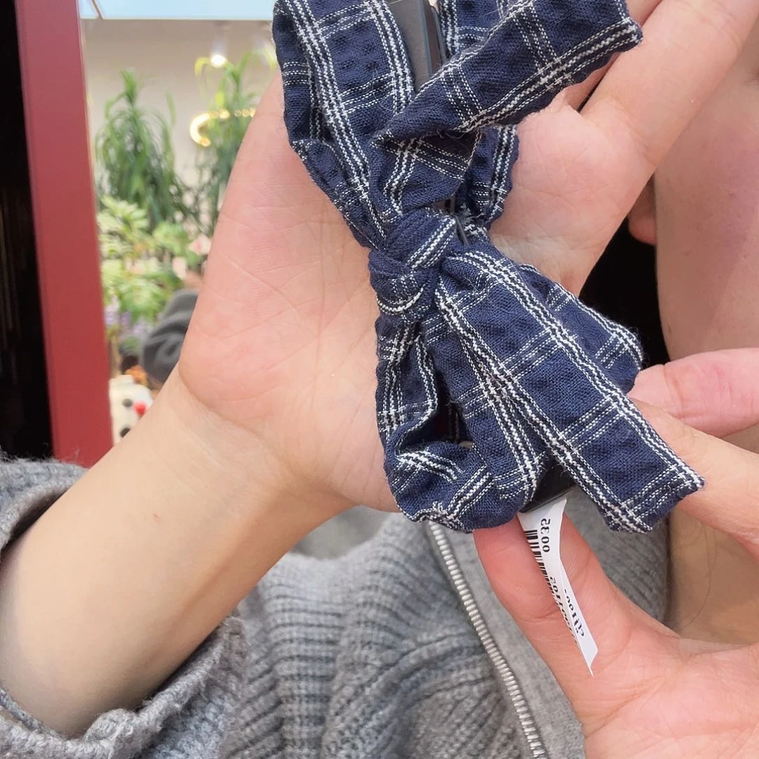 醋酸（人造纤维）铁合金蓝格子