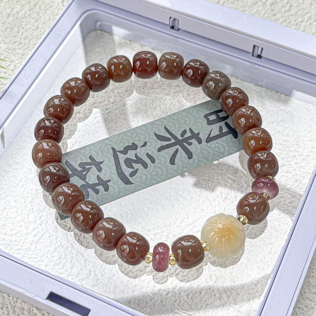 香芋紫老型桶宏笙手串9*8mm   D-A884040