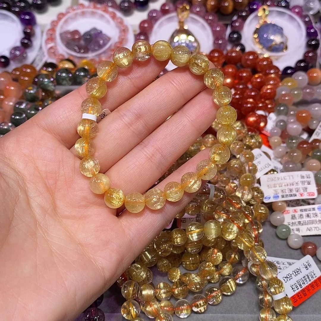 未镶嵌手链水晶金发金