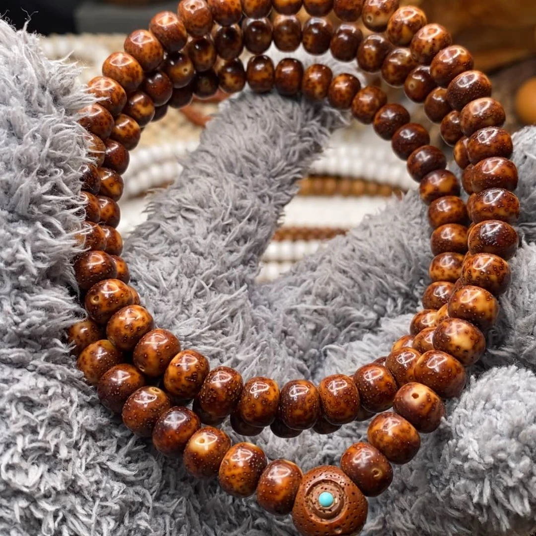 吊坠星月菩提老料7/9