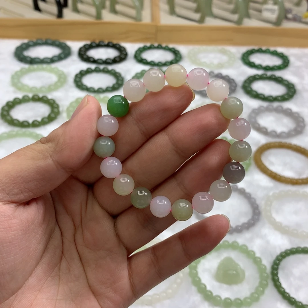 未镶嵌手串和田玉（多宝9.8）