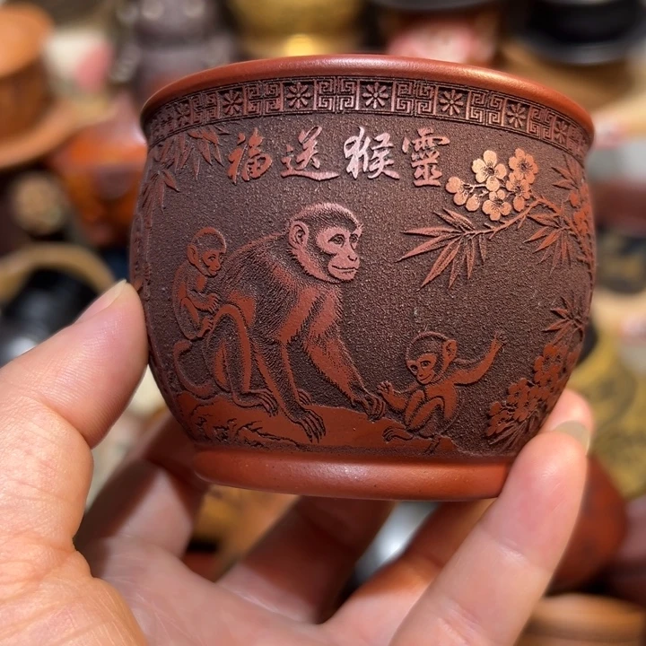 茶杯紫砂宜兴紫砂主人杯