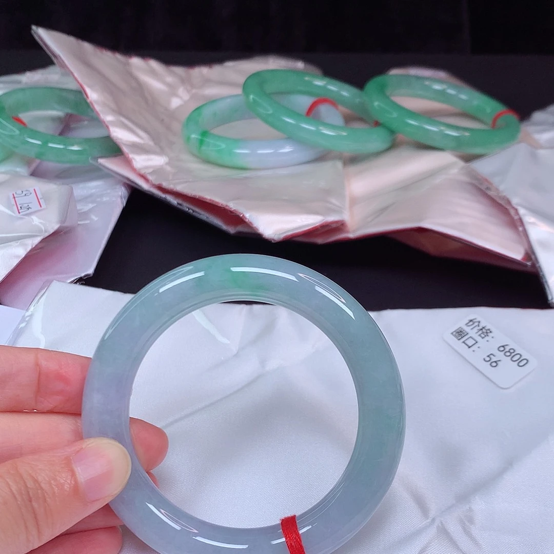 翡翠手镯未镶嵌翡翠手镯56.5