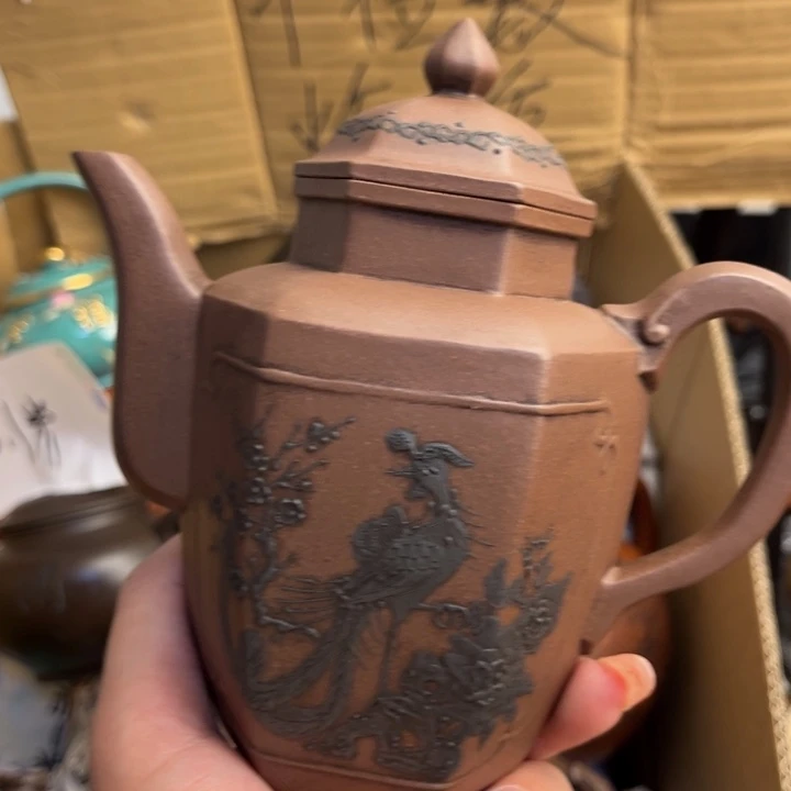 露***雨紫砂茶壶紫砂壶的造型