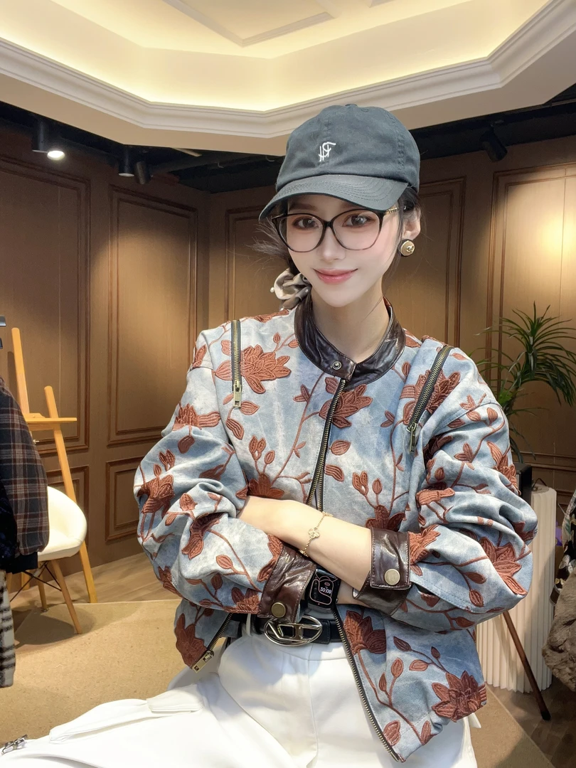 【千艺-Studio】“巴黎画廊”秋装海宁时尚秋冬短款网红设计夹克外套