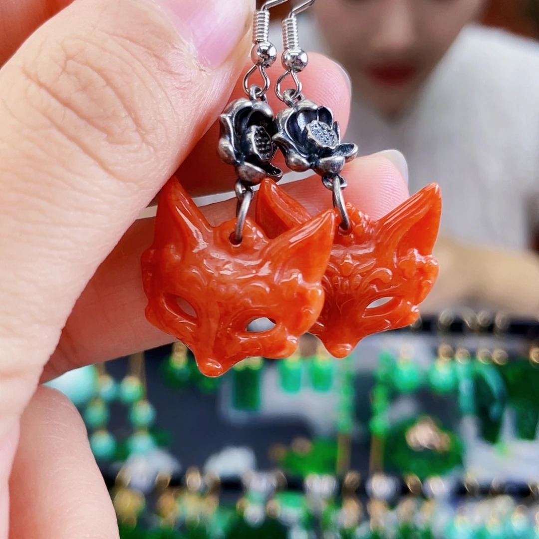 未镶嵌翡翠耳饰饰品
