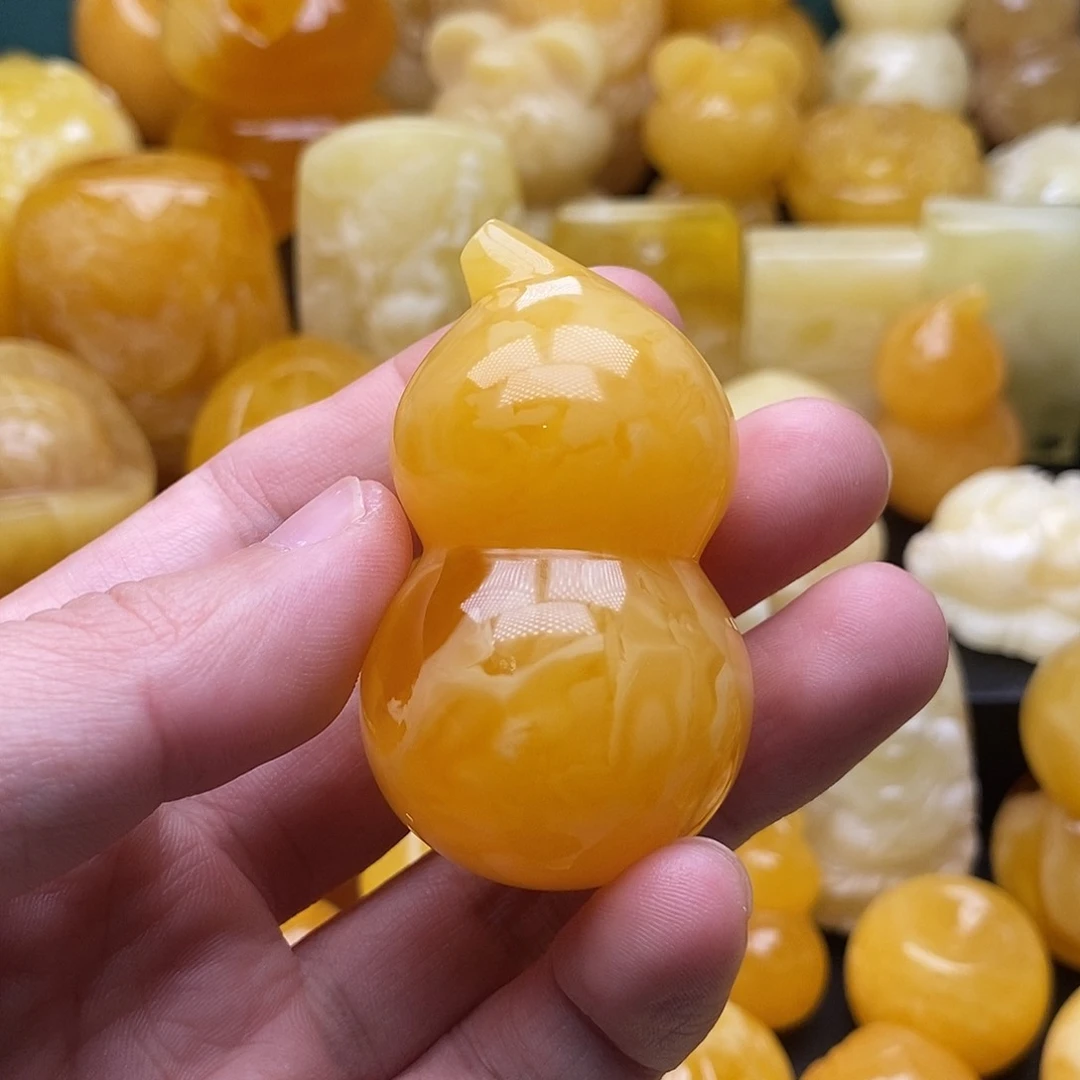 琥珀颈饰未镶嵌琥珀蜜蜡吊坠