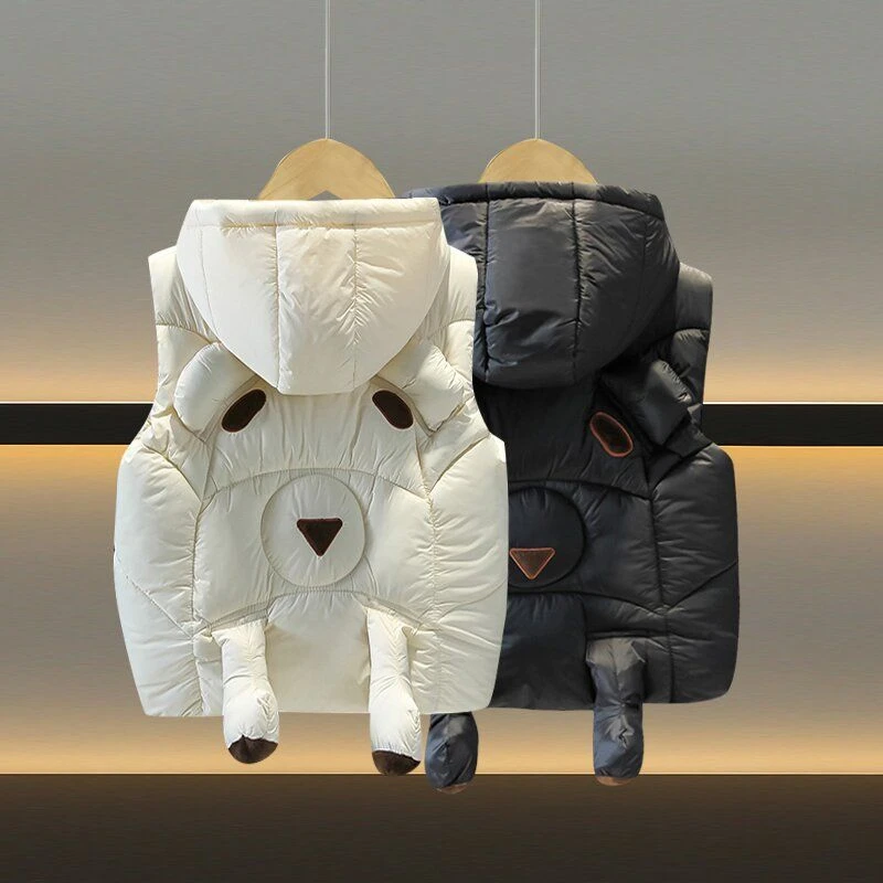男童马甲新款宝宝秋冬装洋气时髦衣服儿童冬季加厚背心