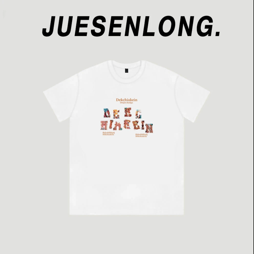 款39-设计感小众宽松港味时尚多巴胺穿搭短袖t恤