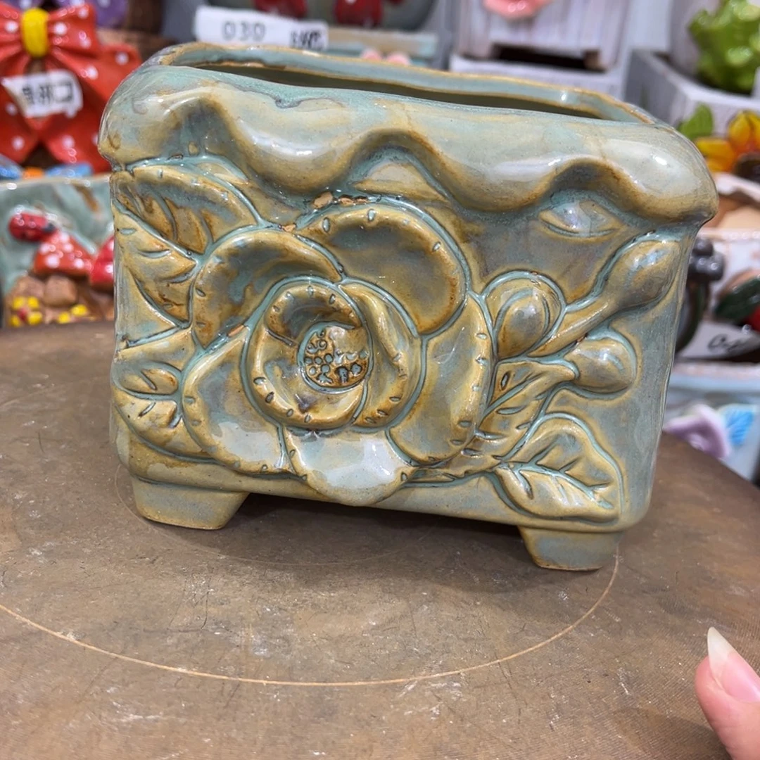 粗陶多肉花盆花盆