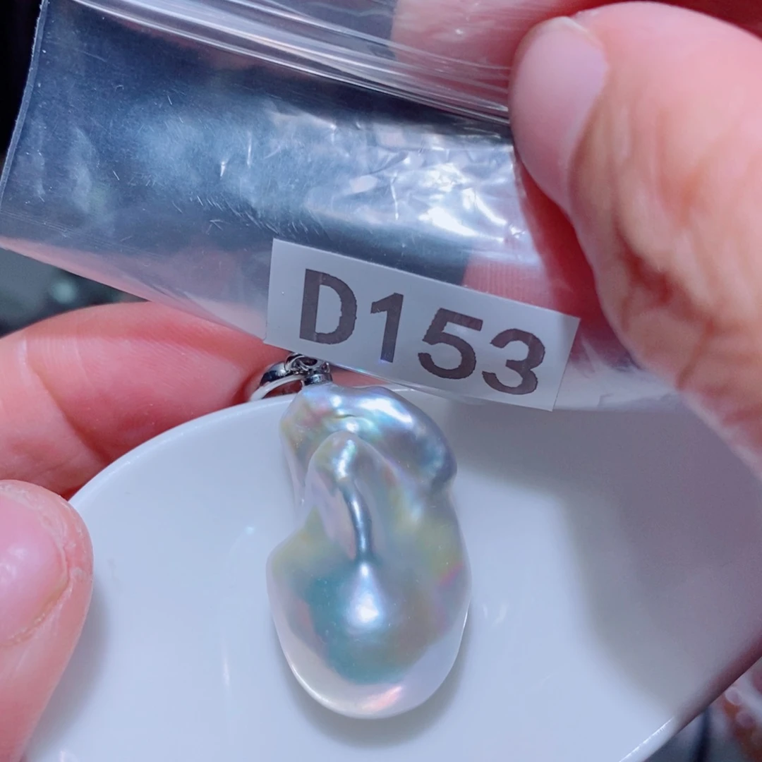 其他银S925镶嵌淡水珍珠