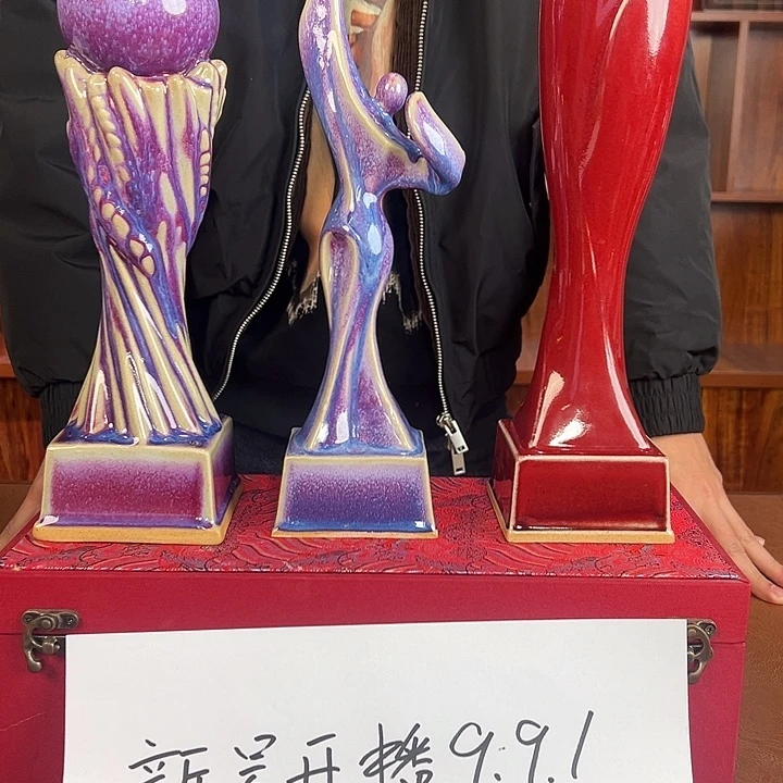 瓷摆件中高端钧瓷摆件新号开播