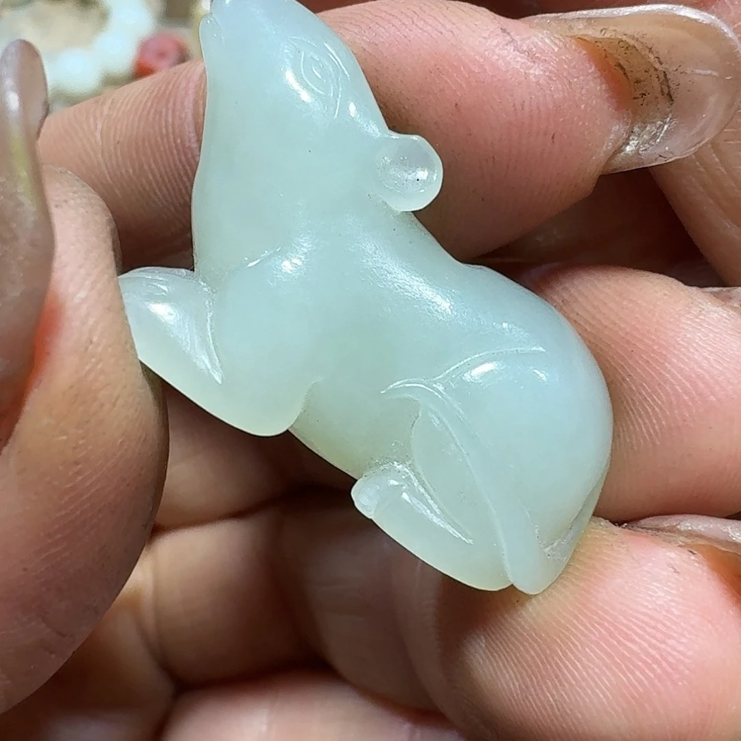 和田玉挂件未镶嵌格**知