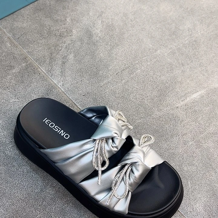 四***花单鞋453525233银色38