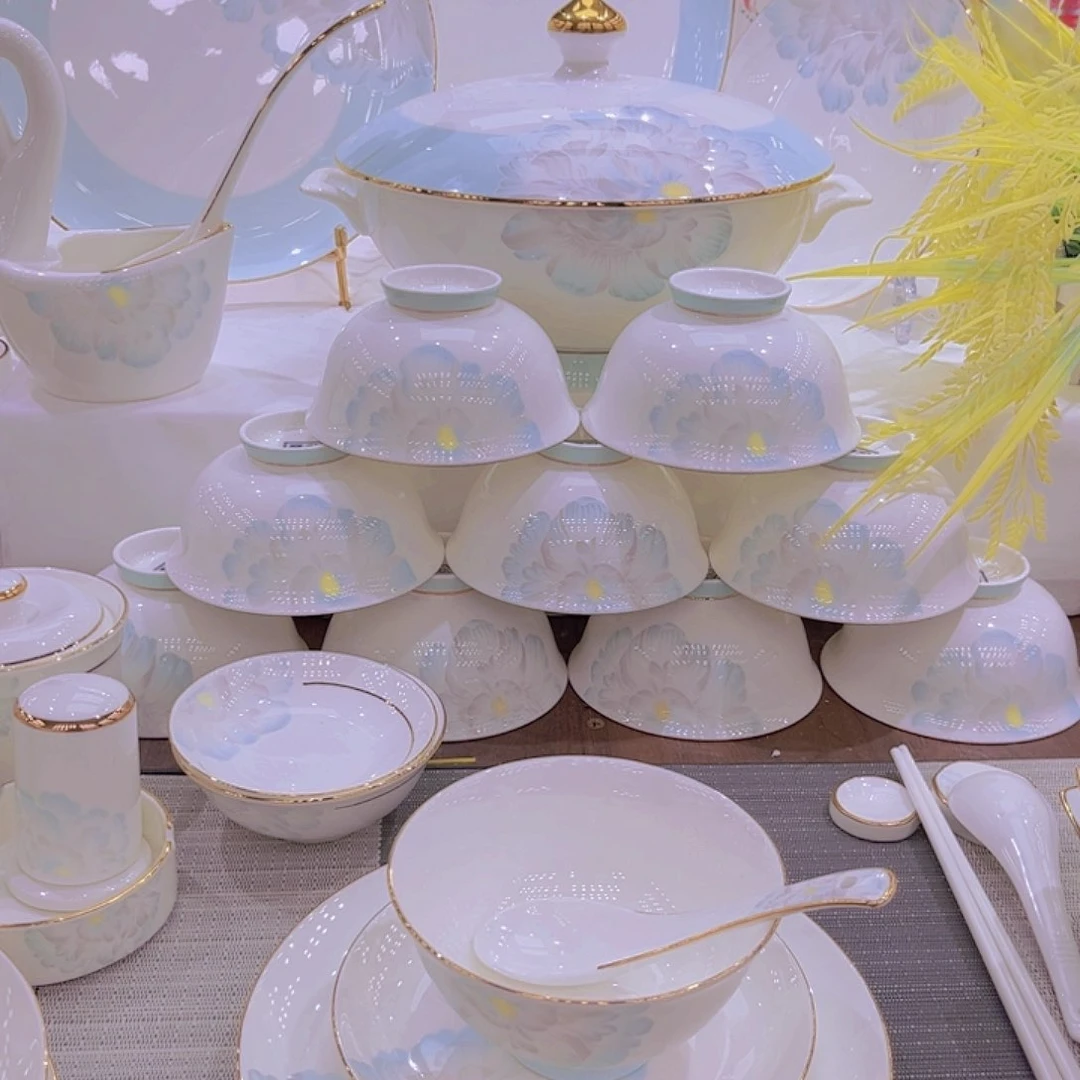 骨瓷绝邂逅套装圆盘套装碗