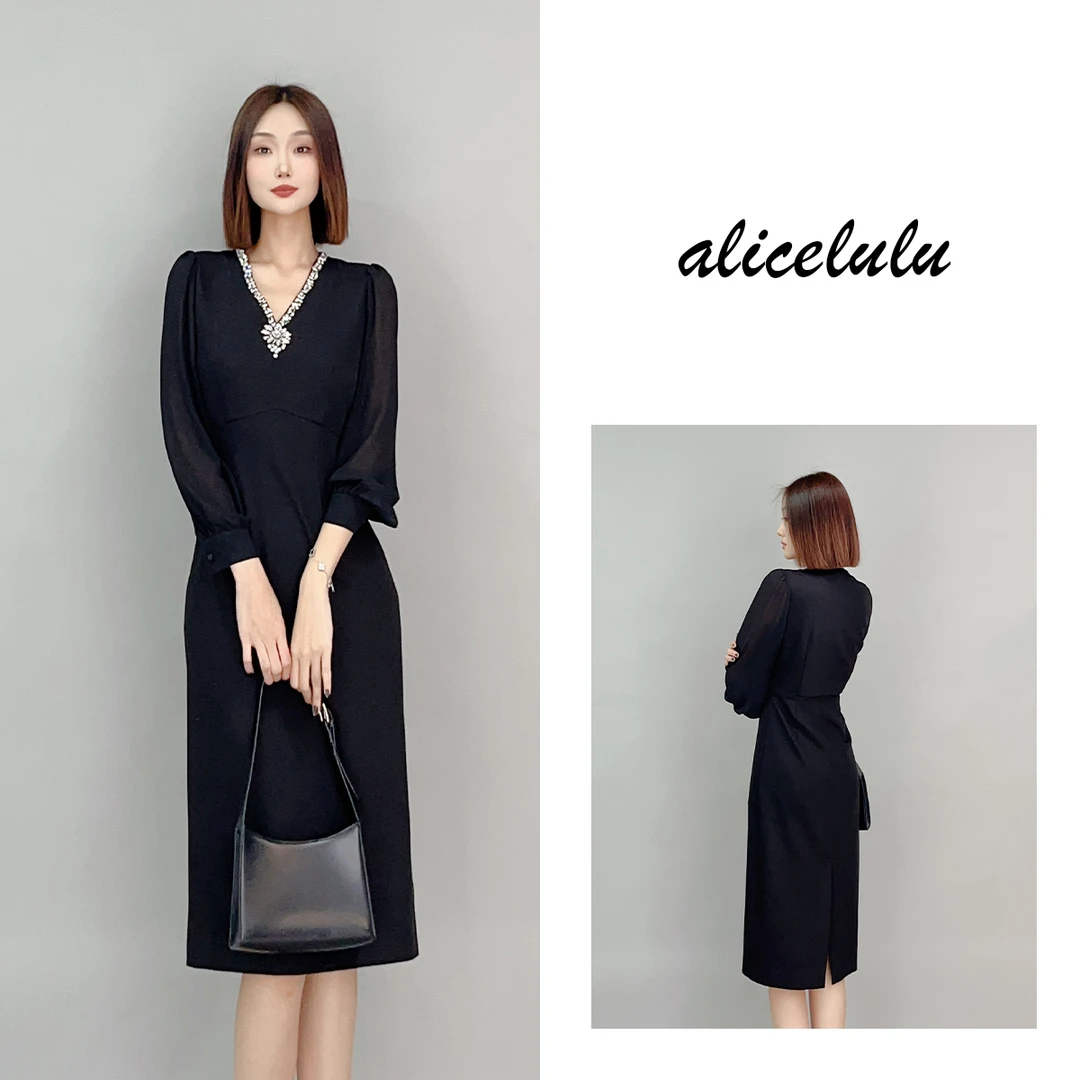 5 ALICE “人生之钻”连衣裙 重工钉钻 璀璨夺目 S2141437J