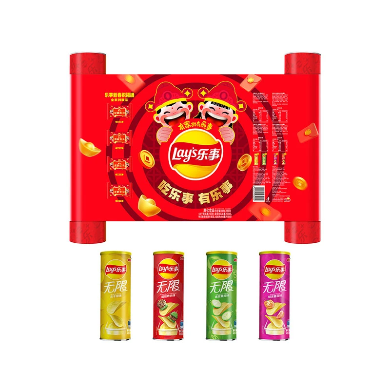 乐事新春祝福桶 90克*4罐/桶