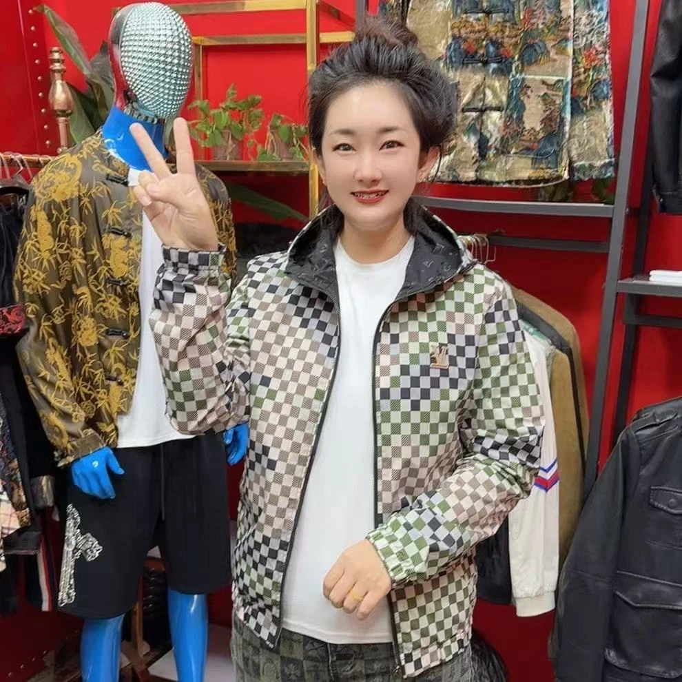 2025早秋新款夹克外套男士新款夹克上衣男士连帽上衣Q2564